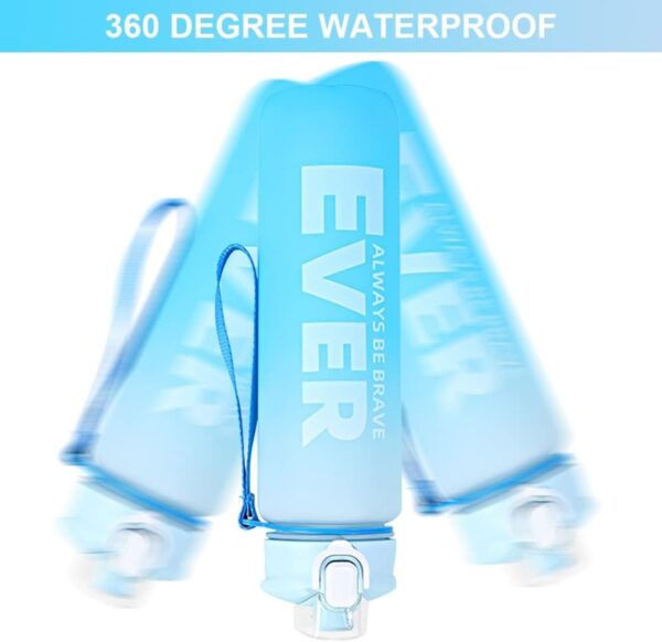 Acc003_IMAGE 3 Unbreakable Tritan Sports Water Bottle with Straw - 1000ml, Blue