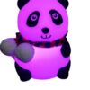 Gif001_IMAGE 2 Panda Night Lamp, Panda Touch Silicone Lamp, 7 Colour Changing Light for Kids Bedroom, USB Rechargeable,Birthday Gift for Girls and Boys (Close Eye), Multicolor, led