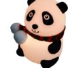 Gif001_IMAGE 3 Panda Night Lamp, Panda Touch Silicone Lamp, 7 Colour Changing Light for Kids Bedroom, USB Rechargeable,Birthday Gift for Girls and Boys (Close Eye), Multicolor, led