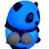 Gif001_IMAGE 4 Panda Night Lamp, Panda Touch Silicone Lamp, 7 Colour Changing Light for Kids Bedroom, USB Rechargeable,Birthday Gift for Girls and Boys (Close Eye), Multicolor, led