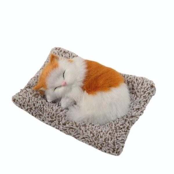 Gif003_IMAGE 1 sleeping cat plush toy