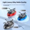 Solar Car perfume Car Interior Decoration Accessories Fragrance for car, Home, Office Decoration Helicopter Solar Energy Rotating Aromatherapy Aviation Al Alloy Diffuser (multi colour) (Aeroplane)