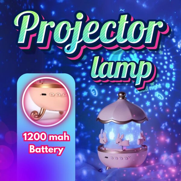 Gif007_IMAGE 4 Sakuya Rotating Image Projection Lamp for Kids – Moving Visuals Night Light with Engaging Motion, Soft LED Glow, and Colorful Dynamic Display for a Fun and Relaxing Atmosphere - 12 Theme