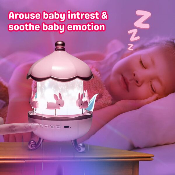 Gif007_IMAGE 6 Sakuya Rotating Image Projection Lamp for Kids – Moving Visuals Night Light with Engaging Motion, Soft LED Glow, and Colorful Dynamic Display for a Fun and Relaxing Atmosphere - 12 Theme