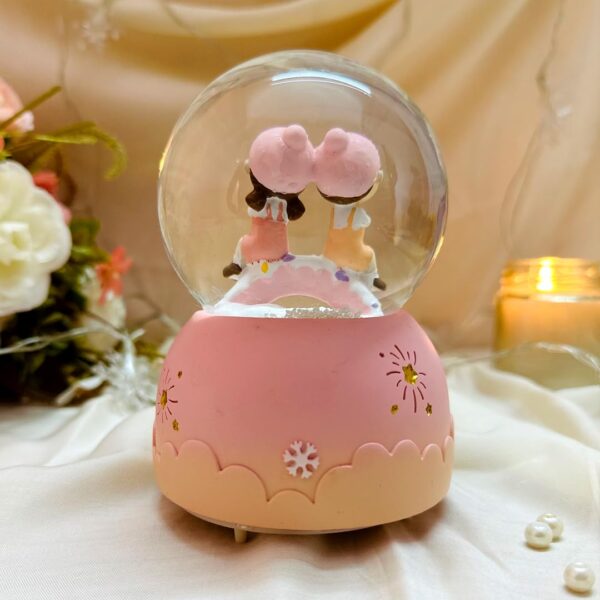 Gif012_IMAGE 2 Sweet Couple Crystal Dome Snow Globe, Christmas Gift Sassie