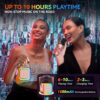 Gif014_IMAGE 4 Storio Rechargeable Wireless Mini Portable Bluetooth Karaoke Machine | Bluetooth Speaker with Microphone & LED Lights - Kids Music Singing Toys for Girl Boy Birthday Gift Ideas