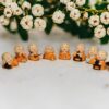 Sell Me Everything Smiling Little Baby Monk Buddha Statues (Set of 8) – Peaceful Home & Office Decor, for Living Rooms, Meditation Spaces, and Special Occasions