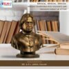 WELNO Dr. A. P. J. Abdul Kalam Statue Idol for Office Table,School,Car and Home Decorative Figurine (5 Inch) Bronze Colour