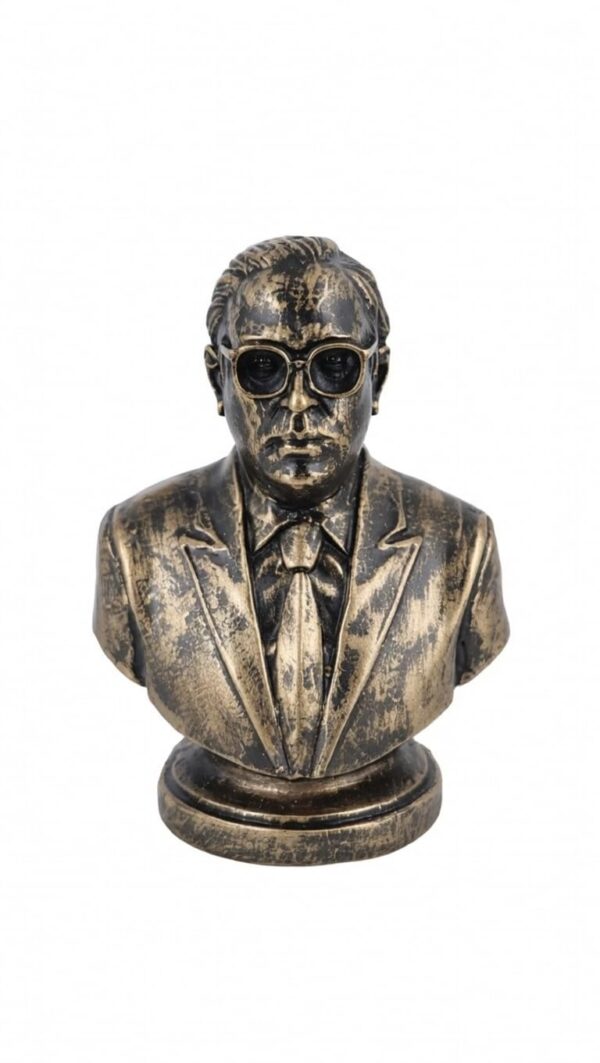 Gif023_IMAGE 2 Dr. B. R. Ambedkar Copper Statue, Antique Bronze Finish, 3.5x5 Inch, Home Decor Office Desk Study Table Car Dashboard Gift