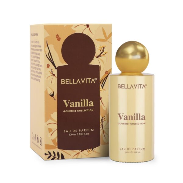 Per003_IMAGE 1 BELLAVITA Gourmet Collection Vanilla | Long Lasting Perfume for Man and Woman | EDP 100ml | Musk, Fruity Premium Unisex Fragrance for Men and Women