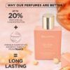Per004_IMAGE 3 Bella Vita Luxury GLAM | Long Lasting Perfume for Woman | EDP 100ml | African Orange, Jasmine & Patchouli | Floral, Fruity, Woody Premium Fragrance for Women