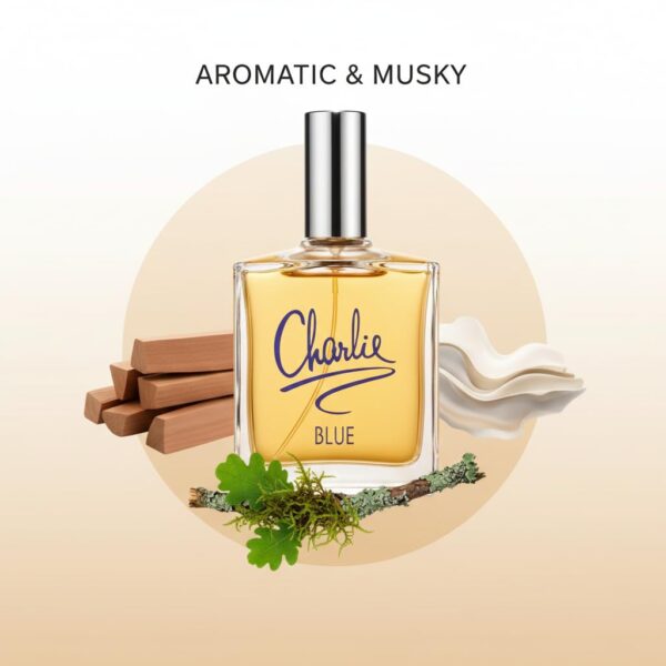 REVLON Charlie BLUE Eau De Toilette (EDT) for Men, 100ml | Classic Aromatic & Musky Cologne | Timeless Oakmoss, Sandalwood & Clean Woody Scent | Vintage perfume