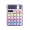 Sta001_IMAGE 1 Cute Pastel Calculator with Big Display | Stylish Desktop & School Calculator with Soft Color Buttons | Dual Power Basic Calculator for Students, Office & Home Use