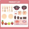 Toy006_IMAGE 5 Kids Kitchen Set Suitcase Toy for Girls (3–6 Years) | Pretend Play Cooking Utensils with Aircraft Storage Case | Mini Chef Role Play Kitchen Toy Set with Portable Carry Box – Pink (Pack of 1)