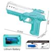 Electric Water Gun for Kids & Adults – Long Range High Capacity Squirt Gun | Summer Outdoor Pool Toy, Educational Shooting Pistol for Boys & Girls (Pistol)