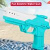 Electric Water Gun for Kids & Adults – Long Range High Capacity Squirt Gun | Summer Outdoor Pool Toy, Educational Shooting Pistol for Boys & Girls (Pistol)