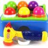 Toy008_IMAGE 3 Hammer Table Ball Pound Toy for Kids, Educational Activity Toy Game with 6 Different Colored Balls and 1 Toy Pinball Hammer Toy for Toddler Infants