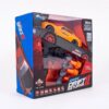 GT-R RC Drift Car 1:24 Scale | 4WD Vehicle | Push and Drift Use | Interchangeable Wheels | Indoor Outdoor Fun Play for Boys | Car Model | Remote Control Vehicle