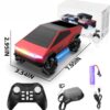 Toy011_IMAGE 2 Remote Control Cybertruck Style Car for Kids 2.4GHz Drift Side Driving RC Toy with LED Lights (Red)