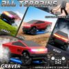 Toy011_IMAGE 3 Remote Control Cybertruck Style Car for Kids 2.4GHz Drift Side Driving RC Toy with LED Lights (Red)