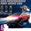 Toy011_IMAGE 4 Remote Control Cybertruck Style Car for Kids 2.4GHz Drift Side Driving RC Toy with LED Lights (Red)