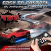 Toy011_IMAGE 5 Remote Control Cybertruck Style Car for Kids 2.4GHz Drift Side Driving RC Toy with LED Lights (Red)