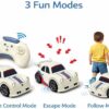 Smart RC Drift Racing Car with Gesture Control | 4WD High-Speed Remote Control Toy Car with LED Lights, Follow Me & Escape Mode | Rechargeable Mini Stunt RC Car for Kids (RC Drift Racing Car)