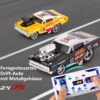 Toy013_IMAGE 4 funnykid Mini Drift RC Car - Remote Controlled Car Gift Toy from 3 4 5 6 7 8 9 10 Years Boys, 1:64 with Metal Housing, 3 Gear, Type-C, 30 m Range, 30 Min Runtime, Buildable Racing Team Fleet