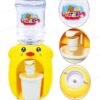 Kids Mini Water Dispenser, Cute Bear Design, Yellow,