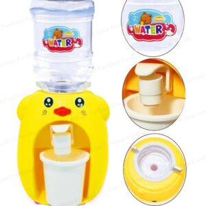 Toy015_IMAGE 2 Kids Mini Water Dispenser, Cute Bear Design, Yellow,
