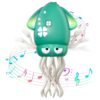 Kidology Dancing Squid Crawling Baby Toy | Electric Musical Tummy Time & Learning Octopus Toy with Lights for Babies & Toddlers 3–36 Months | Ideal Birthday for Boys & Girls (Green)