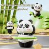 Cute Panda Action Toy Set for Kids – Fun Rotating & Moving Panda Toys, Interactive Play Figures, Safe Educational Toy Gift for Boys & Girls Age 3+(3PCS Set)