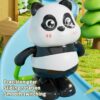 Cute Panda Action Toy Set for Kids – Fun Rotating & Moving Panda Toys, Interactive Play Figures, Safe Educational Toy Gift for Boys & Girls Age 3+(3PCS Set)