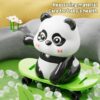 Cute Panda Action Toy Set for Kids – Fun Rotating & Moving Panda Toys, Interactive Play Figures, Safe Educational Toy Gift for Boys & Girls Age 3+(3PCS Set)