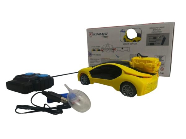 Remote-Controlled Spray Car with Rechargeable Battery – Ultimate Fun & Convenience!