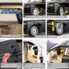 Toy025_IMAGE 3 EROCK Upgrade Version -Exquisite car Model 1/24 Rolls-Royce Phantom Model Car,Zinc Alloy Pull Back Toy car with Sound and Light for Kids Boy Girl Gift. (Black-Black)