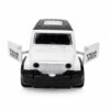 Toy027_IMAGE 2 Thar Diecast Model Car Toy | Metal Car with Pull Back Action, Light & Sound | Openable Doors | Thar Realistic Miniature Car Gift for Kids Boys Girls (White)