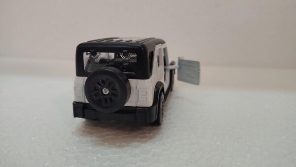 Toy027_IMAGE 3 Thar Diecast Model Car Toy | Metal Car with Pull Back Action, Light & Sound | Openable Doors | Thar Realistic Miniature Car Gift for Kids Boys Girls (White)