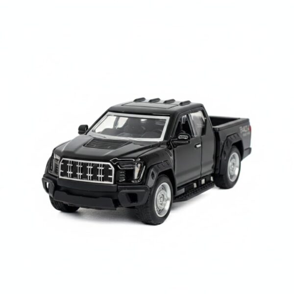 Die-Cast Metal 4x4 Pickup Truck Toy Car, Pull-Back Action, Opening Side Doors, Kids Vehicle & Collectible Model