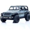 Toy029_IMAGE 1 Metal 4x4 Thar Jeep Wrangler Toy Car 1:32 Die-cast Pull Back (Grey Colour) (Grey)