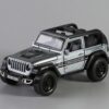 Toy029_IMAGE 2 Metal 4x4 Thar Jeep Wrangler Toy Car 1:32 Die-cast Pull Back (Grey Colour) (Grey)