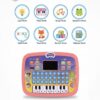 Kids Educational Learning Laptop Tablet – 2-in-1 Musical Computer with Piano & LED Screen | Teaches Alphabets, Numbers, Words & Math | Interactive Study Toy for Toddlers & Kids