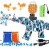 Amitasha Automatic Gel Blaster Toy Gun for Kids with 10,000 Gel Blaster Balls Rechargeable Battery Operated Outdoor Electric Target Game Toys for Boys Age 6 Year Above Birthday Gift