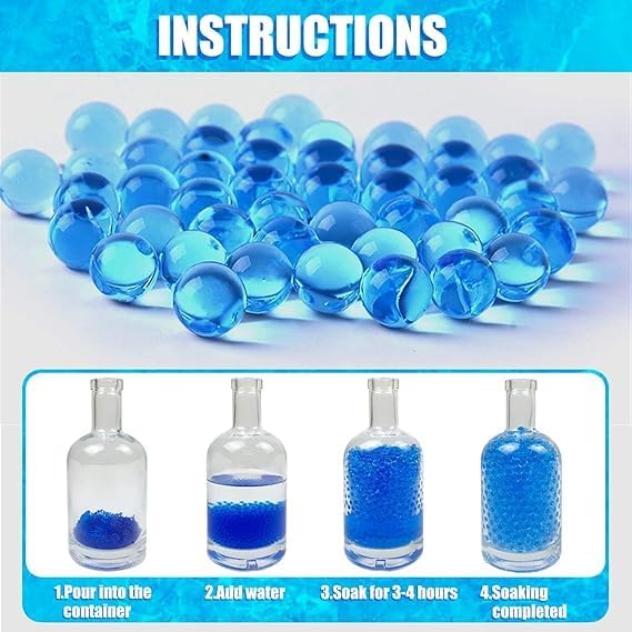 Amitasha Automatic Gel Blaster Toy Gun for Kids with 10,000 Gel Blaster Balls Rechargeable Battery Operated Outdoor Electric Target Game Toys for Boys Age 6 Year Above Birthday Gift