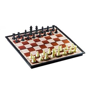 Brains Magnetic Chess Set with Folding Chess Board Educational Toys for Kids and Adults Board Game