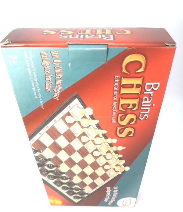 Brains Magnetic Chess Set with Folding Chess Board Educational Toys for Kids and Adults Board Game