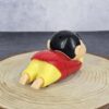Shinchan Manual Clockwork Toy Anime 5CM Character Styling Crawling Flat Push Children's Toy Moving Birthday Gift Figure