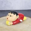 Shinchan Manual Clockwork Toy Anime 5CM Character Styling Crawling Flat Push Children's Toy Moving Birthday Gift Figure