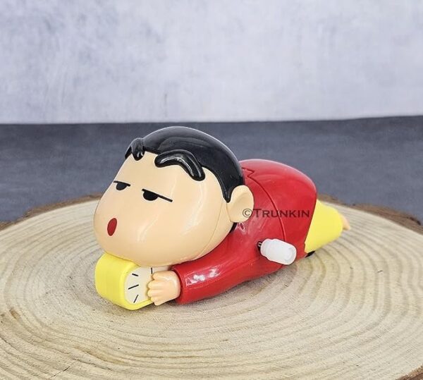 Shinchan Manual Clockwork Toy Anime 5CM Character Styling Crawling Flat Push Children's Toy Moving Birthday Gift Figure