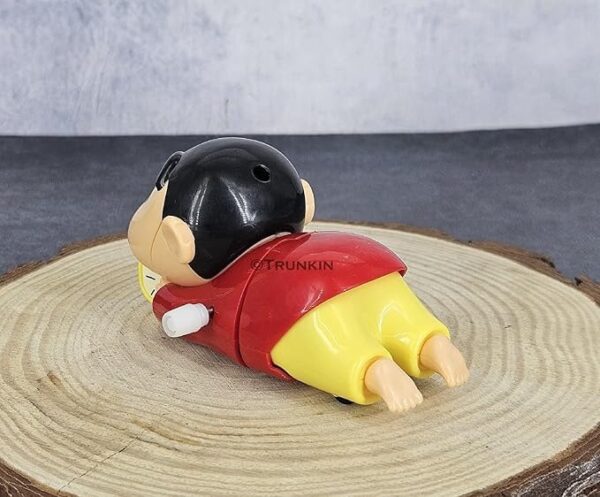 Shinchan Manual Clockwork Toy Anime 5CM Character Styling Crawling Flat Push Children's Toy Moving Birthday Gift Figure